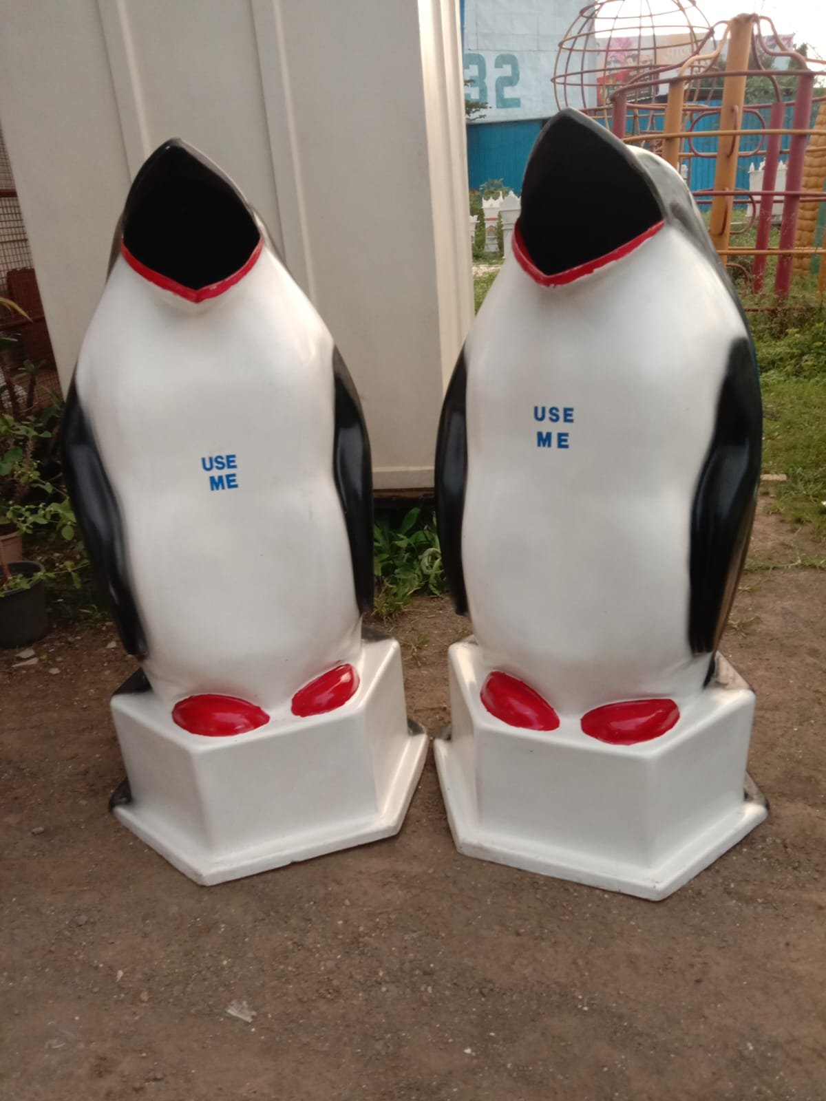 FRP Penguin Dustbin