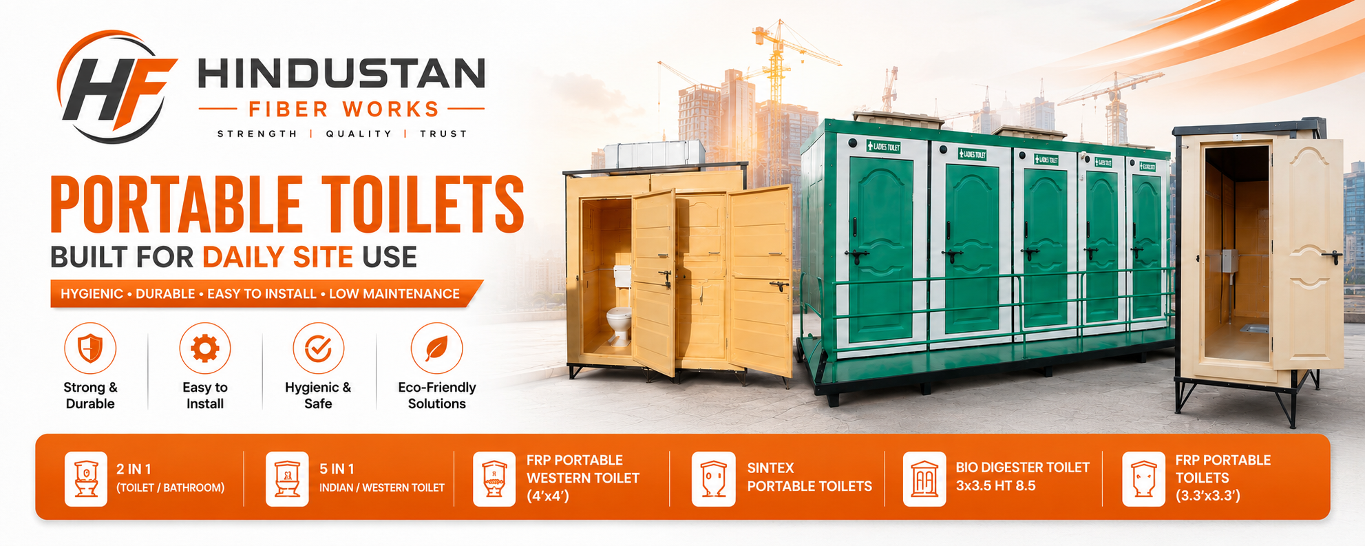 FRP Security and Office Cabins by Hindustan Fiber Works